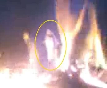 Campfire Apparition of Mary?
