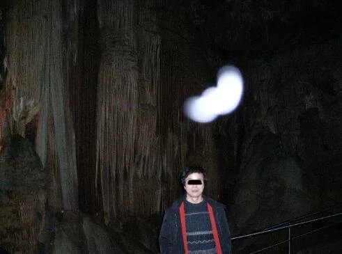 meramec caverns ghost picture moving orb