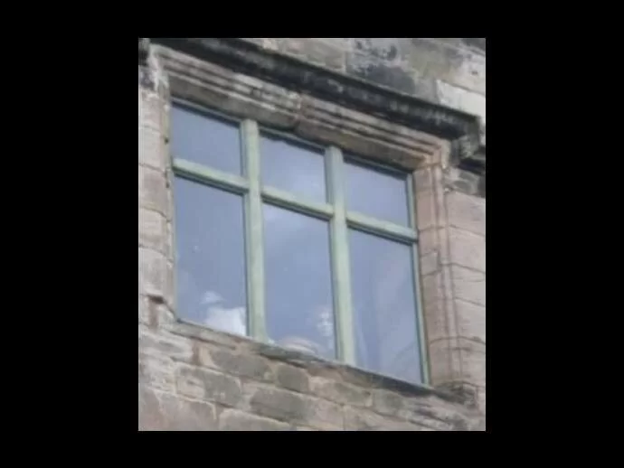 Close-up of the window
