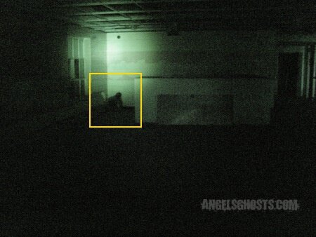 Moundsville Ghost Picture: Shadow Man on the Ground