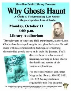 Massillon Library - Louis Charles' Ghost Talk
