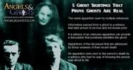 Free Ghost Sightings Infographic download