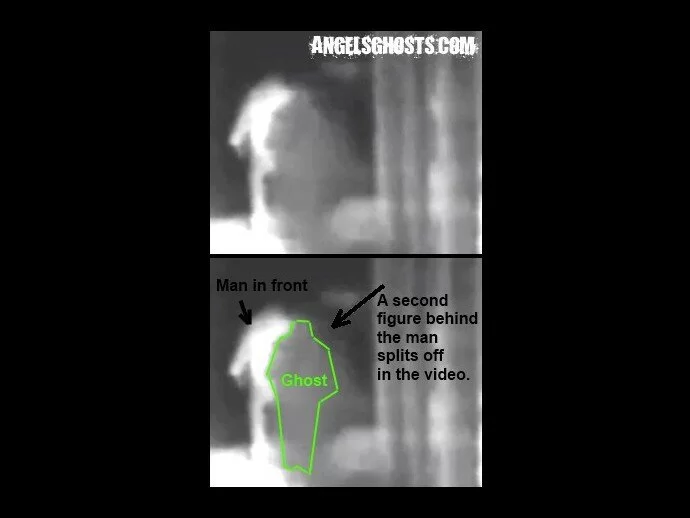Is this a shadowed apparition following a person in a corridor? Read the story below...
