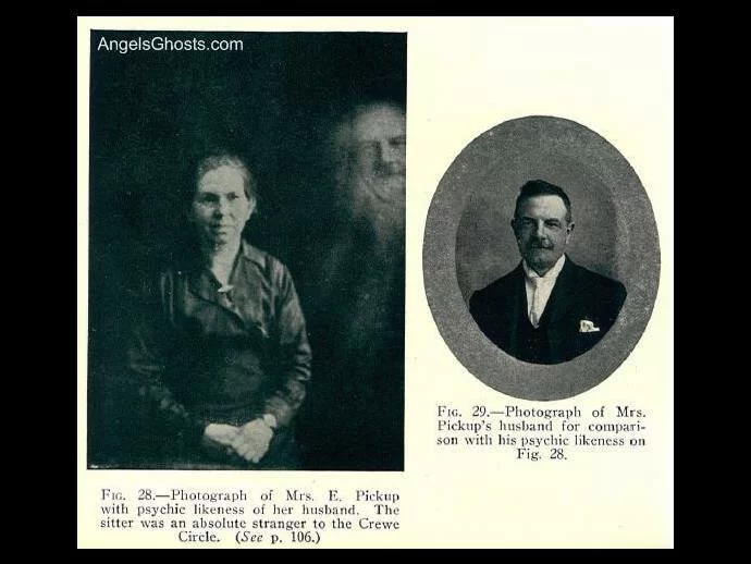 Is this the psychic likeness of her husband? Compare both photos...