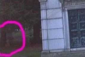 Apparition of a Figure on a Headstone