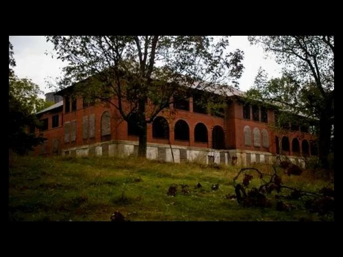 Haunted Ohio University tuberculosis ward before it was demolished.