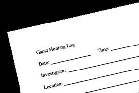 Free Ghost Hunting Log