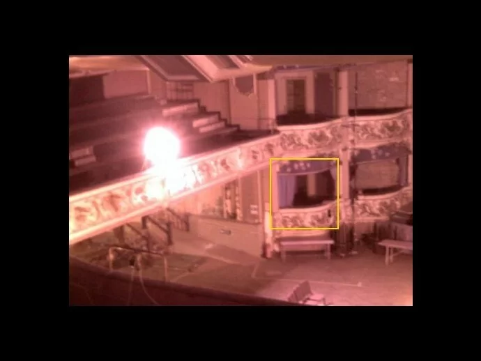 IR Camera - Ghost Picture on Theater Stage