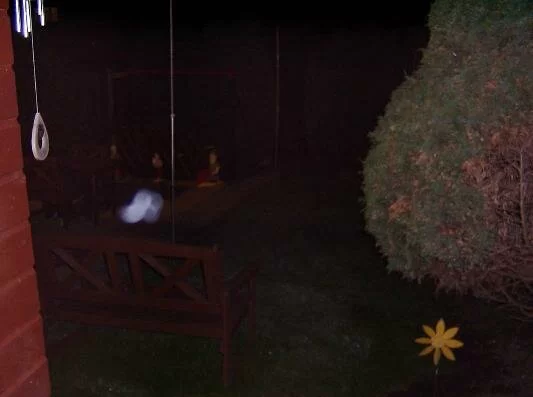 moving orb ghost photo