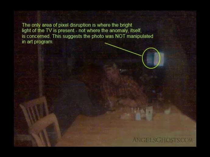 Overlay of the pixel analysis of this ghost photo...