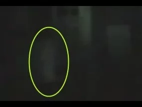Is this a ghost - an apparition of a young girl in the video? 