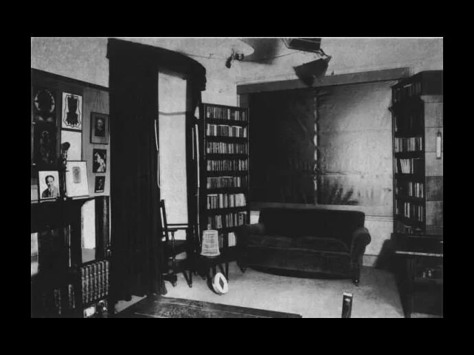 A seance room used by Harry Price...