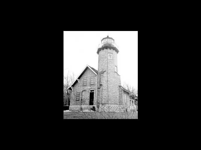 Old USCG photo of the White River Light Station