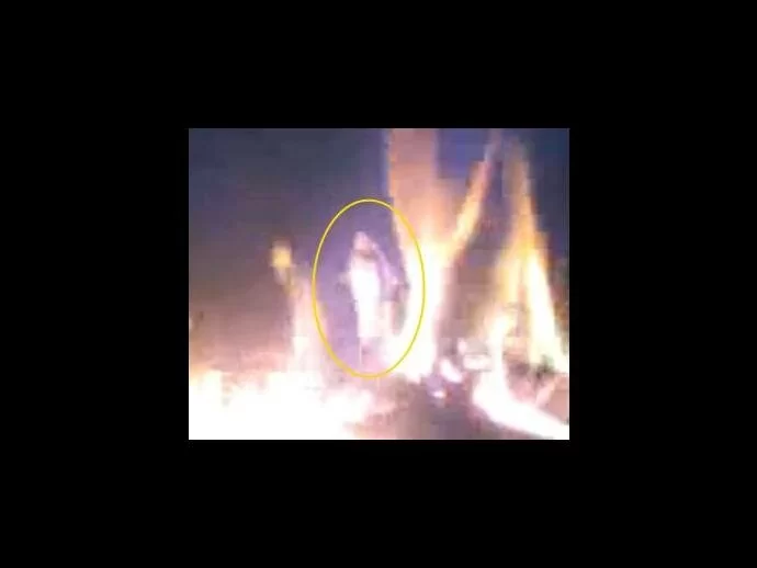Campfire apparition of Mary?