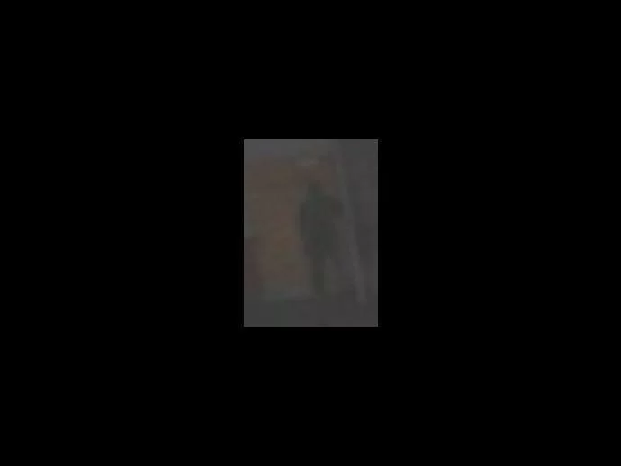 Close-up of the shadow man ghost...