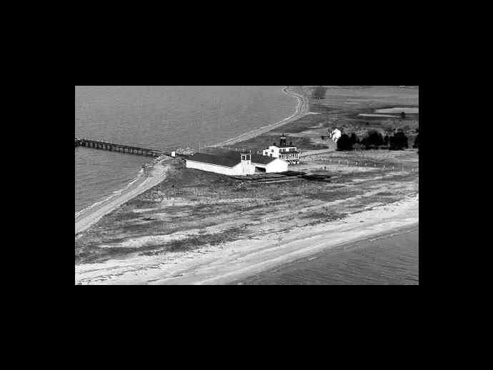 US Coastguard photo of the Point Lookout Lighthouse - circa 1925