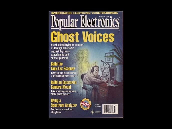 The magazine that inspired the creation of the first ghost box...