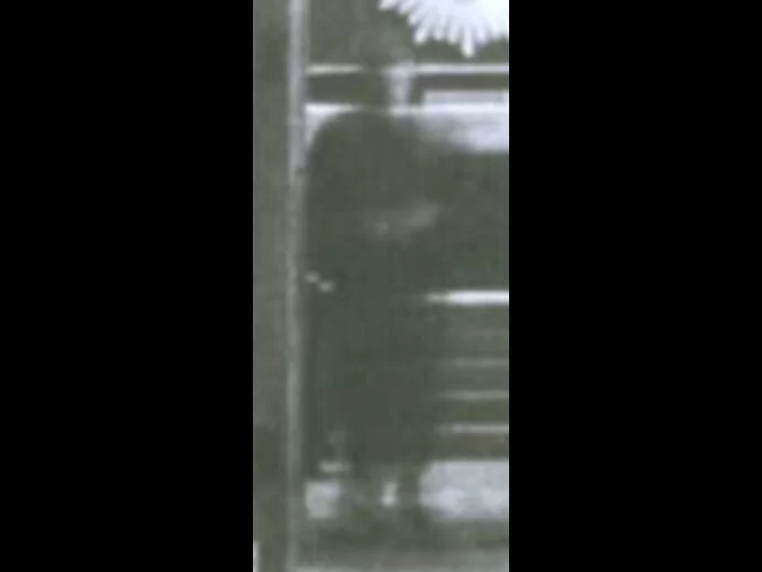 Close-up of what is believed to be the ghost priest...
