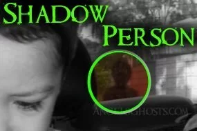 Shadow Person in Car Window