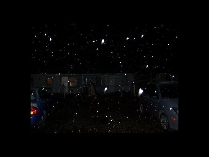 Photo of snow from L.I.P.S.