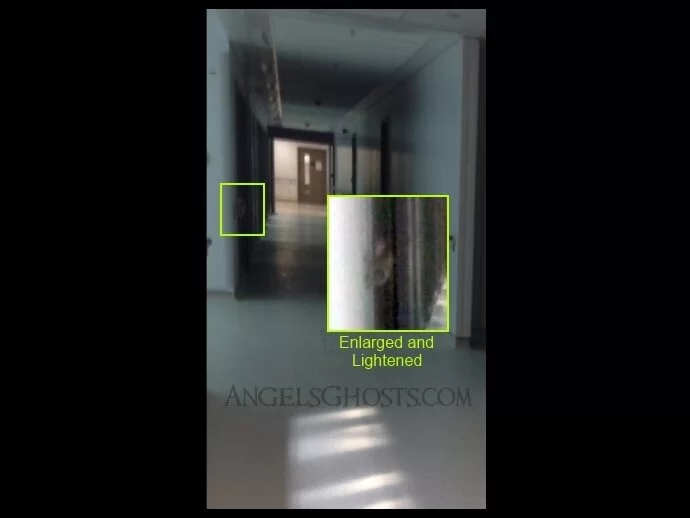 St. Barts Hospital - 1 of 2 shows an anomaly peering from the doorway.