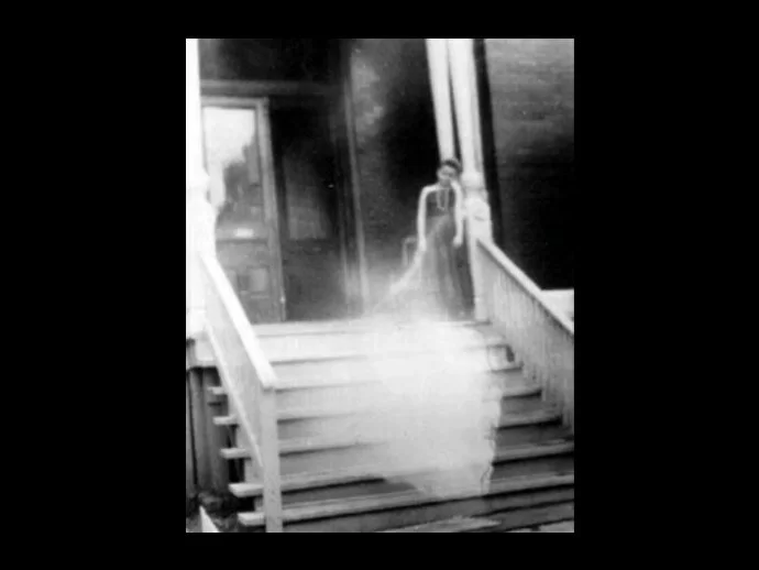 Stair Mist Ghost Picture - Mist on Stairs