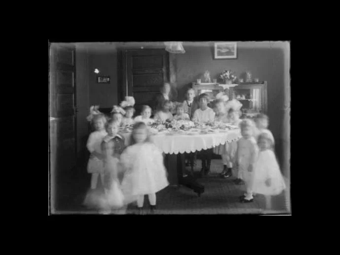 victorian birthday ghost picture