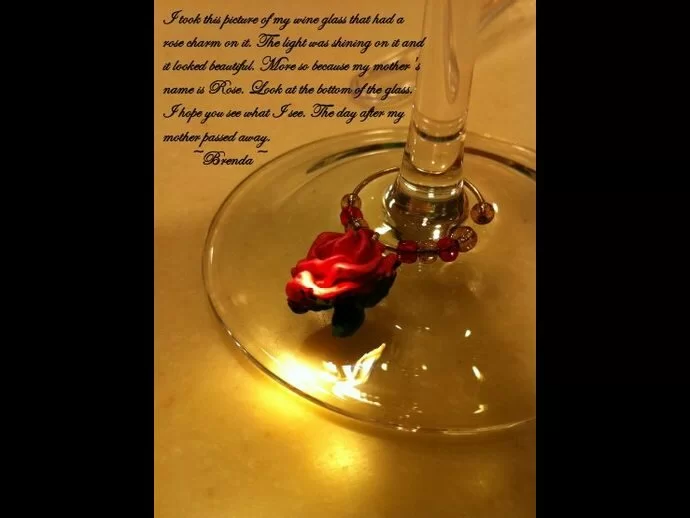 Wine Glass Angel Picture