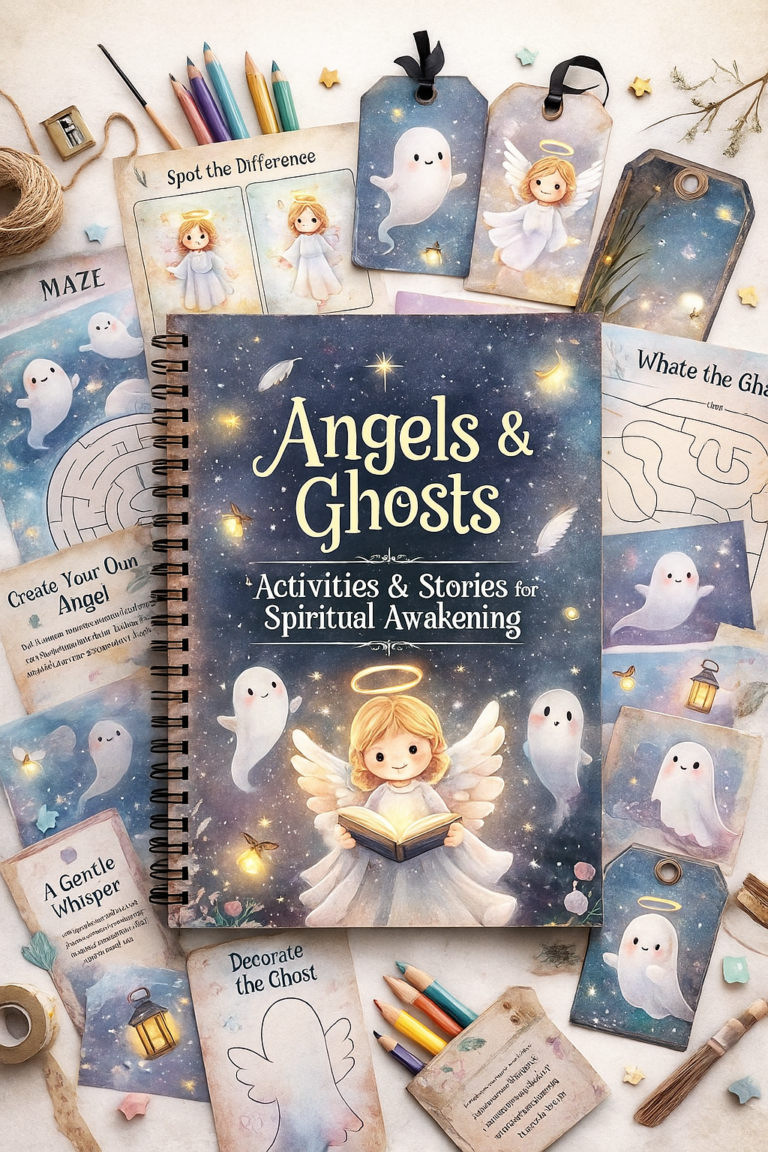 junk journal ghosts angels